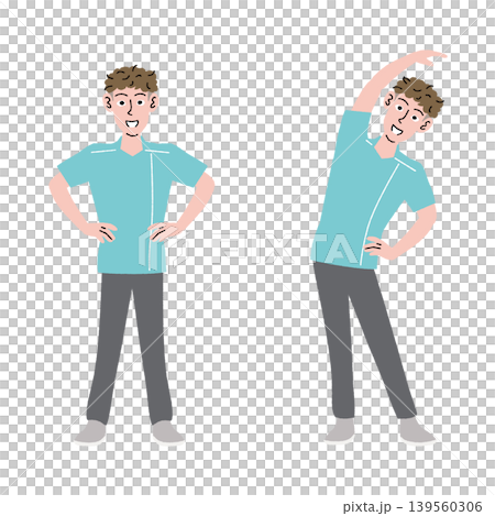 young man doing gymnastics young man doing gymnastics 139560306