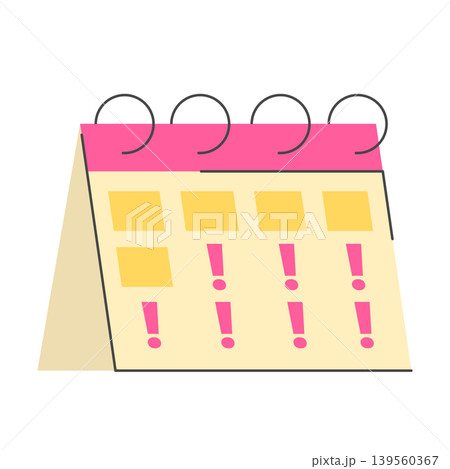 Missed period icon vector isolated Missed period icon vector isolated 139560367