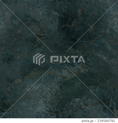 Seamless pattern of glassy dark green marble texture. 139560792