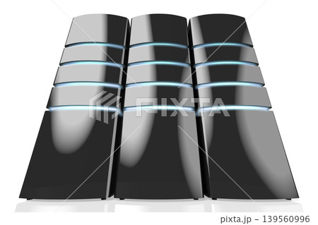 3D modern black servers with LED lights - great for topics like datacenter/ hosting/ storage etc. 3D modern black servers with LED lights - great for topics like datacenter/ hosting/ storage etc. 139560996