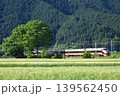 緑濃い山の麓を走る東武鉄道100系スペーシア 緑濃い山の麓を走る東武鉄道100系スペーシア 139562450