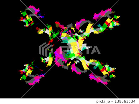 Abstract vector splatter color on dark background design. illustration vector design. Abstract vector splatter color on dark background design. illustration vector design. 139563534