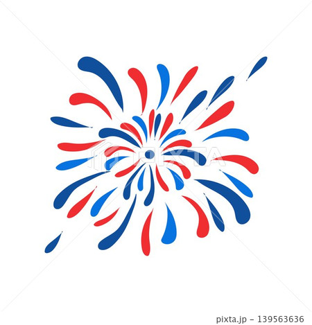 celebration event decoration Fireworks Festive free vector illu 139563636
