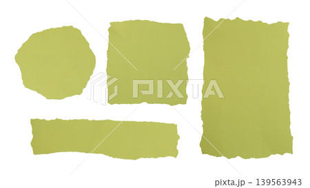 Set of yellow torn paper shapes. Includes square, rectangle, and circle with realistic ripped edges and wrinkled texture for design collages. Set of yellow torn paper shapes. Includes square, rectangle, and circle with realistic ripped edges and wrinkled texture for design collages. 139563943