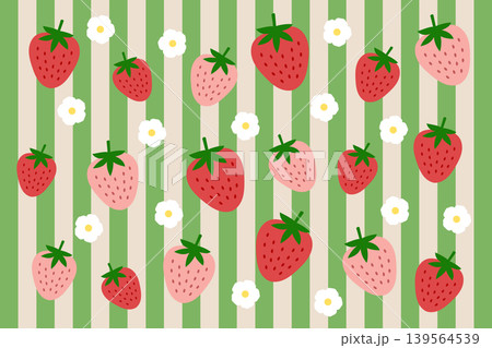 いちご 苺 イラスト ベクター いちご 苺 イラスト ベクター 139564539