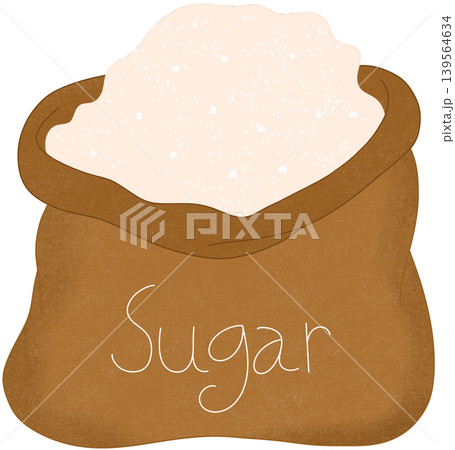 sweet sugar ingredient 139564634