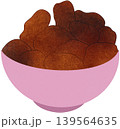 raisins in pink bowl 139564635