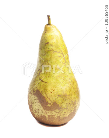 Green pear isolated on white background Green pear isolated on white background 139565458