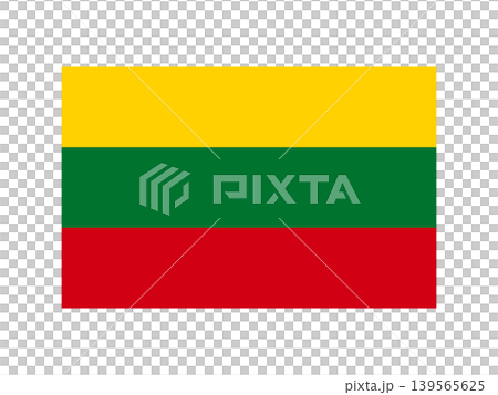 Lithuania flag illustration material 2 Lithuania flag illustration material 2 139565625