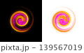 An abstract composition depicting a dynamic spiral 139567019