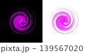 An abstract composition depicting a dynamic spiral 139567020
