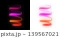 An abstract composition depicting a dynamic spiral 139567021