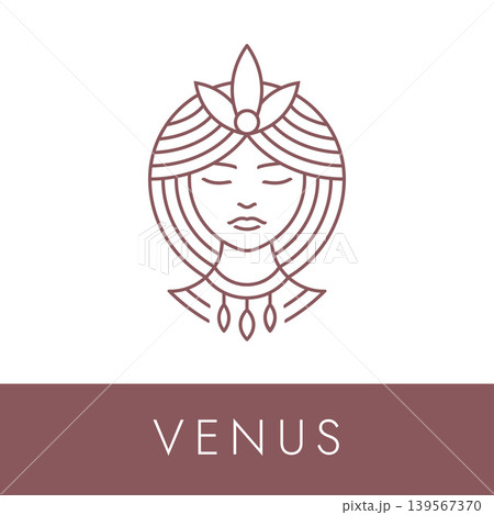 Goddess Venus Icon or Logo Goddess Venus Icon or Logo 139567370