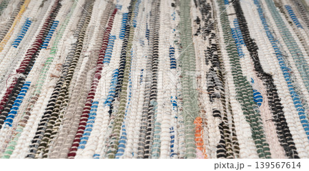 Rags Carpet Texture Background, Woven Rug Pattern Rags Carpet Texture Background, Woven Rug Pattern 139567614
