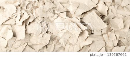 Brown Ripped Wrapping Vintage Paper Top View Brown Ripped Wrapping Vintage Paper Top View 139567661