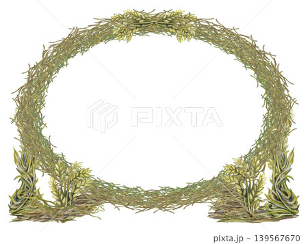 Watercolor wheat and hay frame in a soft oval shape with empty center. Natural botanical style and muted tones make it ideal for text placement, invitations, packaging, branding, and organic product d Watercolor wheat and hay frame in a soft oval shape with empty center. Natural botanical style and muted tones make it ideal for text placement, invitations, packaging, branding, and organic product d 139567670