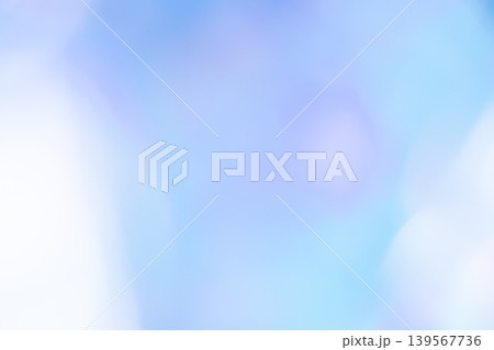 ブルー系アブストラクト玉ボケ背景素材 139567736