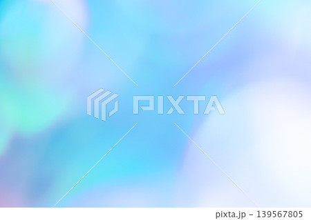 ブルー系アブストラクト玉ボケ背景素材 139567805
