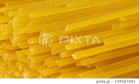 Dry spaghetti macro pattern, raw spagetti detailed texture 139567881