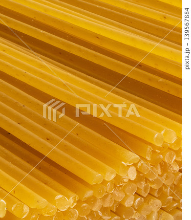 Dry spaghetti macro pattern, raw spagetti detailed texture Dry spaghetti macro pattern, raw spagetti detailed texture 139567884