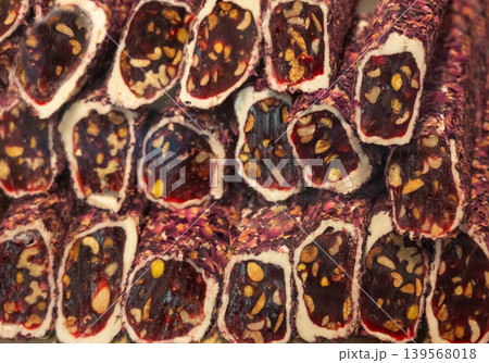 Turkish delight cuts pattern 139568018