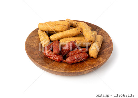 Small breadsticks, short grissini or picos Small breadsticks, short grissini or picos 139568138