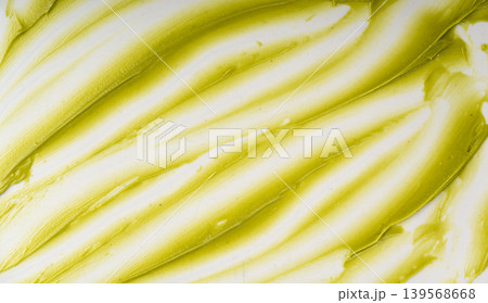 Pistachio cream pattern, dubai green chocolate textured background 139568668