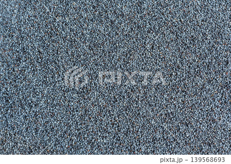 Macro Detailed Poppy Seed Pattern Top View Macro Detailed Poppy Seed Pattern Top View 139568693