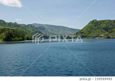 初夏の八ッ場ダム 八ッ場あがつま湖 群馬県 初夏の八ッ場ダム 八ッ場あがつま湖 群馬県 139569493