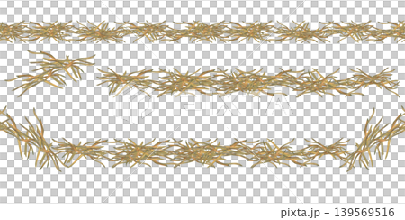 Seamless watercolor grass border set with natural hay and straw elements. Rustic organic horizontal frames with light airy texture, perfect for invitations, packaging, branding, textile design, and ec Seamless watercolor grass border set with natural hay and straw elements. Rustic organic horizontal frames with light airy texture, perfect for invitations, packaging, branding, textile design, and ec 139569516