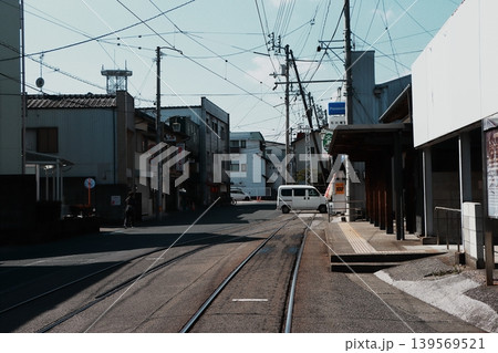 生活感あふれる とさでん交通 伊野駅の風景 生活感あふれる とさでん交通 伊野駅の風景 139569521