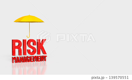 Protecting Business Through Risk Management 3d render. Protecting Business Through Risk Management 3d render. 139570551