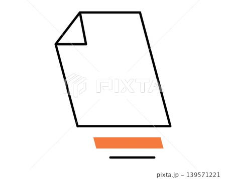Minimalist paper sheet with folded corner vector illustration. Business documentation, office management, digital filing, contract signing, creative writing, project planning. Document page Minimalist paper sheet with folded corner vector illustration. Business documentation, office management, digital filing, contract signing, creative writing, project planning. Document page 139571221