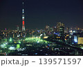 北とぴあから見るスカイツリー周辺の夜景 139571597