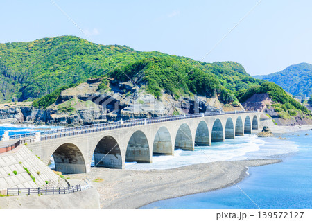 初夏の鹿の子大橋 鹿児島県薩摩川内市 初夏の鹿の子大橋 鹿児島県薩摩川内市 139572127