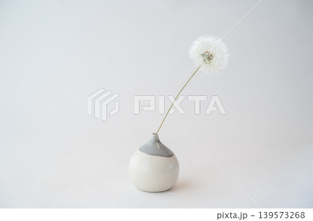 一輪挿し 陶芸 花器 作家 たんぽぽの綿毛 一輪挿し 陶芸 花器 作家 たんぽぽの綿毛 139573268