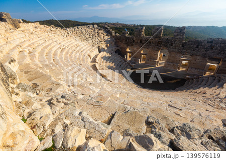 Preserved ruins of antique Odeon used as bouleuterion in Kibyra, Turkey Preserved ruins of antique Odeon used as bouleuterion in Kibyra, Turkey 139576119