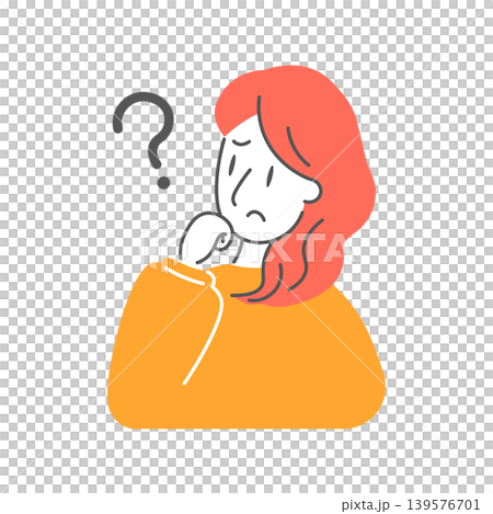 考えているポップな女性 考えているポップな女性 139576701