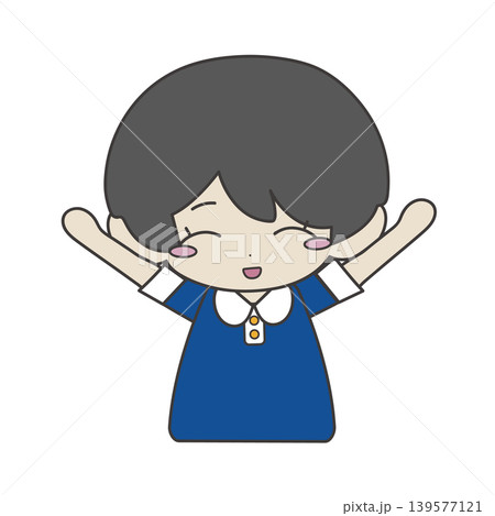 喜ぶ男の子 139577121