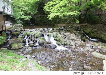 京都市左京区にある貴船神社参道の風景 京都市左京区にある貴船神社参道の風景 139577651