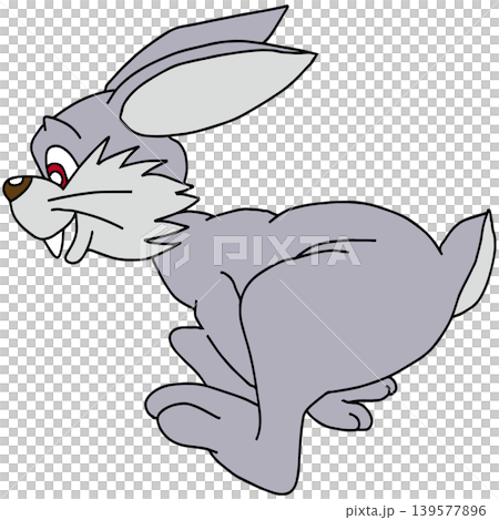 愉快な動物イラスト☆ウサギさん 愉快な動物イラスト☆ウサギさん 139577896