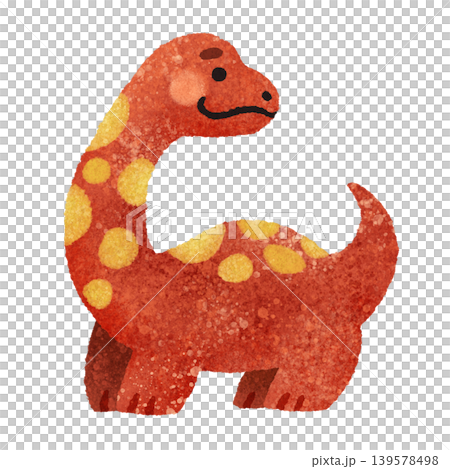 Cute hand-drawn dinosaur illustrations 139578498
