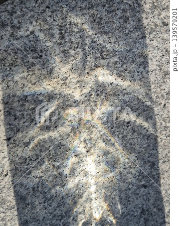 Sunlight Reflection on Granite Stone Surface 139579201