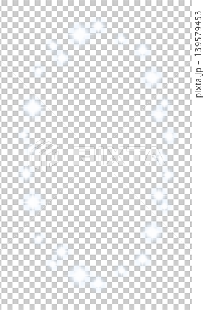 A light blue, vertically elongated, sparkly frame A light blue, vertically elongated, sparkly frame 139579453