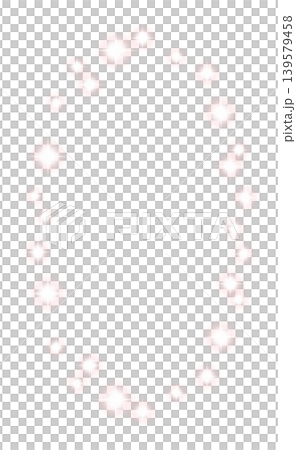 一個粉紅色、縱向拉長、閃閃發光的框架 139579458