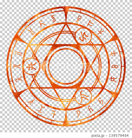Magic circle (red) Magic circle (red) 139579484