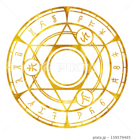 魔法陣(黄色) 魔法陣(黄色) 139579485