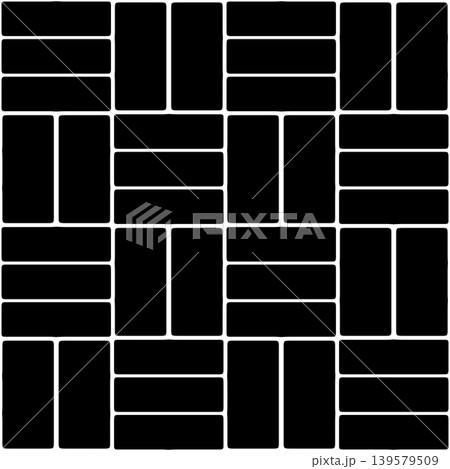 Seamless pattern of glossy blue glass mosaic tiles in varying shades Seamless pattern of glossy blue glass mosaic tiles in varying shades 139579509