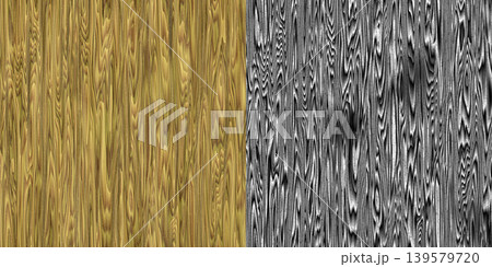 Seamless pattern of wooden plank. Wood texture via an alpha channel. 139579720
