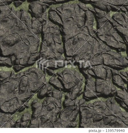 Rocks underwater on riverbed with clear freshwater. High resolution photo filter. 139579940